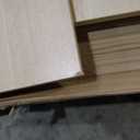 Washer Dryer Countertop with 2-Tier Shelf, 54" W x 27.55" D Laundry Countertop with 2.75" H Guard Edge Rails, Wood Topper with Non-Slip Pad (Pure Wood Color)