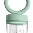 Silicone Baby Fruit Feeder, Breastmilk Popsicle Molds for Baby Teething Relief, Fresh Food Feeder for Safe Infant Self Feeding (Green)
