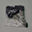 Tinsow 12 Pcs Faux Ball Chrysanthemum Bouquet Black Flowers for Home Halloween Party Fall Harvest Festival Decoration (Black, 12)