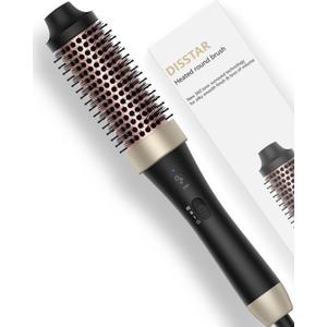 Ionic Thermal Brush,1.5 Inch,Volume Blowout Styling,Dual Voltage,30s Fast Heated Curling Iron Brush