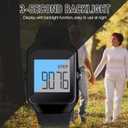 Pedometer for Walking, 3D Simple Step Counter for Walking Large Digital Display, Accurate Step Tracker with Steps Time Modes for Men Women Adults Seniors