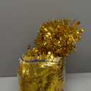 72 Feet Christmas Tinsel Garland Shiny Metallic Tinsel Twist Garland Streamers Ornaments Long Glitter Christmas Tree Hanging Decorations for Party Holiday Wedding Birthday Tree Wall Rail (Gold)