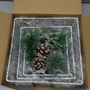 FUNPENY Set of 3 Christmas Lighted Gift Boxes, Plug in 60 LED Light Up Tinsel Present Box Decorations for Outdoor Indoor Christmas Tree, Yard, Home Decor (Max. Size 7.5 x 7.5 x7.1 Inch) (Multicolor)