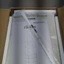 Furnulem 5-Tier Corner Shelf, Narrow Bookshelf with 2 Storage Drawers, Tall Bookcase, Wood Display Standing Shelf Organizer Unit for Living Room, Bedroom, Metal Frame(White)