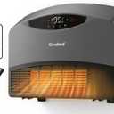 GiveBest Smart Wall Heater with WiFi and Remote Control, 1500W, Floor or Wall Mounted, 3 Heating Modes, Electric Heater with Thermostat for Living Room, Garage, Grey