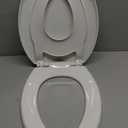 Little2Big Toilet Seat with Built-In Toddler Potty Training Seat, Slow Close, Easy to Install, Made in USA, ELONGATED, White