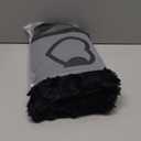 MIULEE Set of 2 Non Slip Shaggy Bathroom Rugs Extra Thick Soft Bath Mats Plush Microfiber Absorbent Water for Tub Shower Machine Washable (Black, 16x24 inches)