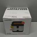 Chefman Fry Guy, The Most Compact & Convenient To Deep Fry Comfort Food, Restaurant-Style Basket With A 1.6-Quart Capacity, Easy-View Window & Adjustable Temp Control, Stainless - 1.5 Liter