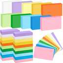 2000 PCS Blank Index Cards 3x5 Inch Colored Flash Cards Study Cards Flashcards Note Cards for Learning School Supply College Office, 10 Colors