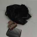 ALXNAN Clip in Hair Extension,Long Wavy Hair Extensions 20 Inch Black 4PCS Thick Hairpieces for Women