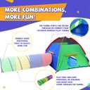 NARMAY Play Tent Easy Fun Dome Tent for Kids Indoor/Outdoor Fun - 60 x 60 x 44 inch