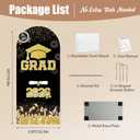 Graduation Decorations 2026 - Class of 2026 Arch Backdrop, 6FT Foam Board Photo Booth Background for Kindergarten High School College Grad Party Celebration - Gold