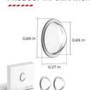 2 x 2pcs Car Camera Lens Protector,Clear Backup Camera Protective Sticker Anti-Scratch Waterproof Lens Guard for Car Camera Adhesive Installation