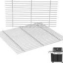 QuliMetal 18.75" SUS304 Grill Grates for Weber Genesis Ii 300 and II LX 300 Series Grills, Genesis 2 E&S 310 315 320 325 340, Replacement Parts for Weber 66095 66802 66805