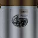 VOLISUN Low Profile Ceiling Fans with Lights and Remote, 19.7in Fandelier Ceiling Fan Flush Mount, 3000K-6500K Smart Bladeless LED Fan Light, White Modern Ceiling Fans with Lights for Bedroom