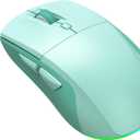 LeadsaiL Bluetooth Wireless Mouse, Rechargeable Dual Mode Computer Mouse with Side Buttons, Ergonomic Design, Silent Click, Adjustable DPI 800-4000, Compatible with MacBook, Windows Computers/Laptop