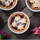 HIC Kitchen Souffle Ramekin, Fine Porcelain, For Baking Custards, Souffles, Condiments, And Desserts, 3-Ounce Capacity, Set of 5