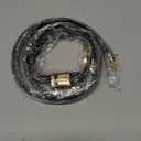 XZQTIVE Women's Skinny Leather Belts Ladies Thin Waist Belts for Jeans Dress Pants Trendy Black Belt with Gold Buckle