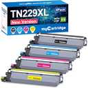 TN229XL Toner Cartridge 4 Pack High Yield Compatible Replacement for Brother TN229XL TN229 TN229XXL Use with HL-L3220CDW HL-L3280CDW MFC-L3720CDW MFC-L3780CDW Printer