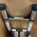 JADDUO Telescoping Ladder, 16.5 FT, Rectangular, Heavy Duty, Silver