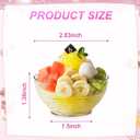 150 Pack 3 oz Hard Plastic Bowls, Clear Mini Plastic Bowl Disposable Dessert Bowl Mini Dessert Bowls Ice Cream Candy Serving Appetizer Cups for Salad Soup Snacks Wedding Birthday