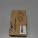 Kids Swim Goggles Snorkel Diving Mask with Luminous for Boys Girls Ages 5-15, Two-Color Anti-Fog Swimming Goggles with Nose Cover