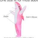 Poptrend Adults Inflatable Halloween Costumes Blow Up Shark Costume for Halloween, Birthday Gift Cos Play Party (L)