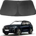 Windshield Sun Shade Custom Fit 2019 2020 2021 2022 2023 2024 2025 2026 BMW X5 Accessories Foldable Sunshade Sun Visor Protector Blocks Sun Rays