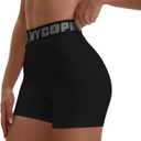 HYCOPROT 3" Women's Volleyball Shorts Spandex Compression Shorts Performance for Workout Gym Yoga Running Biker (S)
