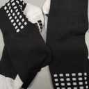 LUX Anti Slip Soccer Knee Socks,Non Slip Football/Basketball/Hockey Sports Grip Socks