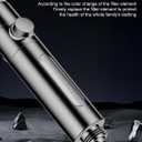 Filtered Shower Head with Handheld, High Pressure 6 Spray Mode Chrome Showerhead with Filterswith 79 Inch Stainless Steel Hose and Adjustable Showerhead Holder