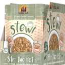 Weruva Classic Cat Stews!, Stir the Pot with Lamb, Chicken & Salmon in Gravy, 3oz Pouch (Pack of 12) (EXP 11/25/26)