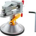 TAODAN 360 Degree Universal Suction Cup Flat Table Vise Aluminium Bench Vise Workbench Vise for Jewellery Making DIY Woodworking Engraving Drilling