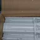 Hurricane Glass Candle Holders Set of 16, 11.8" H Clear Cylinder Windproof Candle Holder Chimney Tubes, Taper Glass Candlestick Holders for Home Decor Wedding Party Table Centerpieces