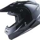 1Storm Motocross MX BMX Helmet Racing Black, L