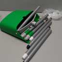 TreeLen Broom and Dustpan Set - Simplify Cleaning Your Home Ktichen Office with Ease (Green)