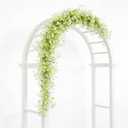 2PCS Babys Breath Artificial Flowers - RAINFLOW Flower Garland Artificial Flowers for Decoration Greenery Garland Fake Hanging Plant Garlands for Decoration Wedding Arch Table Wedding Decor 5.8FT