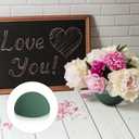 Hsei 16 Pcs Half Ball Floral Foam Dry Floral Flower Foam Round Foam Block Green Foam Balls for Artificial Flowers Plant DIY Floral Foam for Arrangement Wedding Decorations (4.72 x 2.36 Inch)