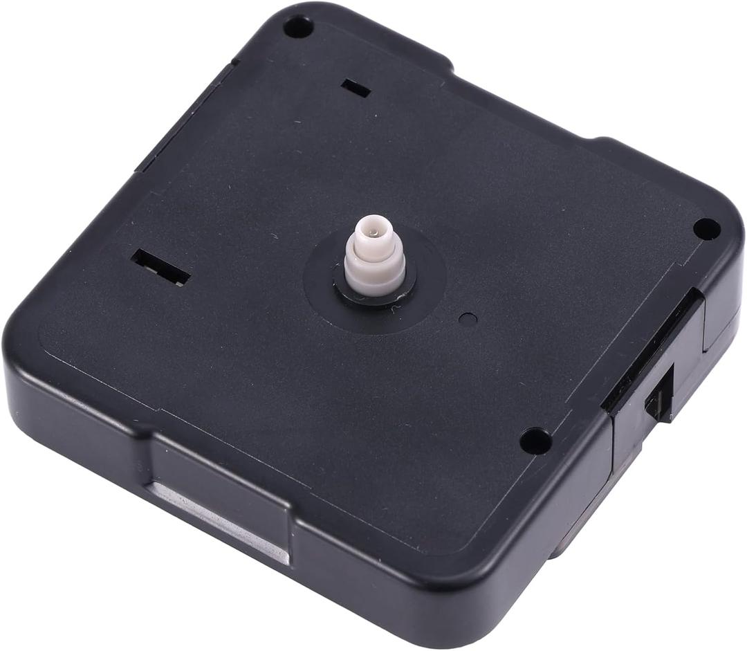 Clock Mechanism Replacement, Total Shaft Length 8mm Metal Quartz Clock 5168S Movement Replacement Motor Repair Parts (Black)