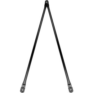 39.4” Garden Swing Replacement Rods Black, 100cm Round Metal Hanging Rods for Garden Swing Seat(2PCS/CTN)