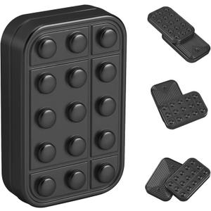 Fidget Toys Adults Metal Magnetic Fidget Slider Magnet Finger Haptic EDC Helps for Adults Office Desk Finger Massage Relief Anxiety and Stress (Black)