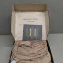 DECOLURE 100% Viscose Derived from Bamboo Sheets Queen Size - Luxury 6 Pc Naturally Cooling Sheets, Ultra Soft Bed Set - Deep 17" Pockets, Durable Double Stitching, Oeko Tex Standard (Taupe)