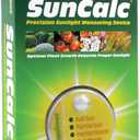 Luster Leaf 1875 Rapitest SunCalc Sunlight Calculator for Gardens Measures Full Sun, Partial Sun, Partial Shade, and Full Shade. Designed and Engineered in the USA.