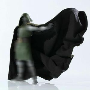 E4-05 1/12 Scale DIY Black Green Cloak for 6" ((No Figure)