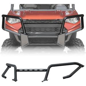 KEMIMOTO Front Bumper Upper Brush Guard, Rigid Steel Protector Compatible with 2018-2024 Polaris Ranger XP 1000, Crew XP 1000 & 2020-2025 Ranger 1000, Crew 1000, Accessories Replace #2882531