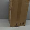 Amazon Basics Rectangular Small Trash Can with Soft-Close Step Pedal, Removable Inner Bucket, Hands-Free, Space-Saving, Smudge Resistant, 20l / 5.3 gallon, Nickel