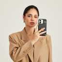 LAMEEKU Compatible with iPhone 16 Wallet Case with Card Holder, 360Rotation Ring Kickstand, RFID Blocking Leather Protective Case for iPhone 16 6.1'' Black