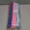 QIRMIZI 10PCS Boots on The Ground Line Dancing Fan - Large Folding Hand Rave Fan for Chinese Kung Fu, Dance, Music Festivals,Carnivals, Weddings, EDM Events, Parties & Decorations