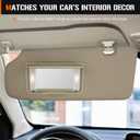 Sun Visor for Honda CRV 2017-2022, Left Driver Side Beige SunVisor Replacement 83280TLAA12ZB