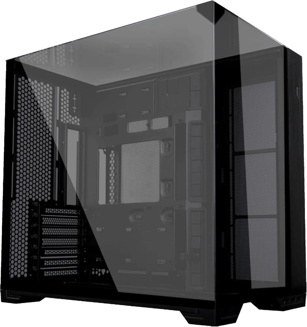 Lian Li O11 Vision Compact Black-Steel-Tempered Glass ATX Mid Tower Computer Case-Back Connect Support-O11VPX